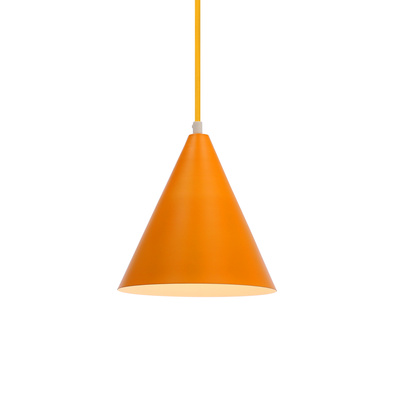 Lampa wisząca żółta stożek Voss Ledea 50101179