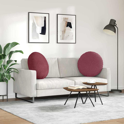 Poduszki na siedziska 2 pcs Czerwone wino ?80 x 29 cm tkanina