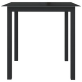 5-cz. zestaw mebli jadalnianych do ogrodu, aluminium, antracyt