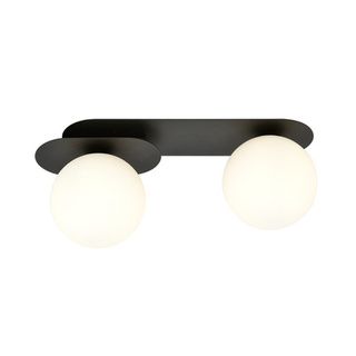 Lampa sufitowa  PLAZA 2 BLACK/OPAL