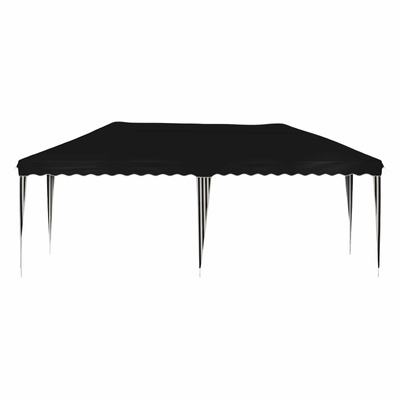 Namiot imprezowy rozkładany 575 x 290 x 245 cm Czarny
