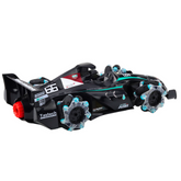 Wyścigówka Auto Sportowe Zdalnie Sterowana RC Efekt Dymu 2.4G Czarna