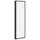Parawan prysznicowy Czarny 132 x 2 x 140 cm Aluminium i PP