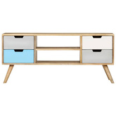 Szafka pod TV, 110 x 35 x 48 cm, lite drewno mango vidaXL