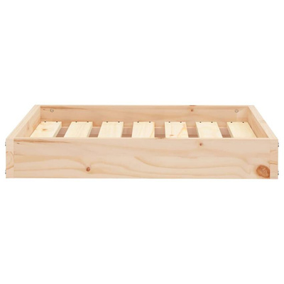 vidaXL Legowisko dla psa, 61,5x49x9 cm, lite drewno sosnowe