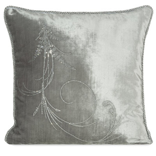Poduszka Royal srebrna 45x45