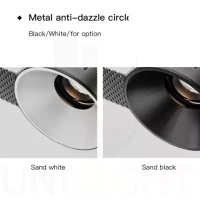 TRIMLESS Podtynkowa Bez ramkowa CZARNY Downlight IP44