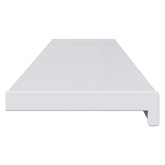 Parapet okienny Biały 140 x 25 x 4,5 cm PVC