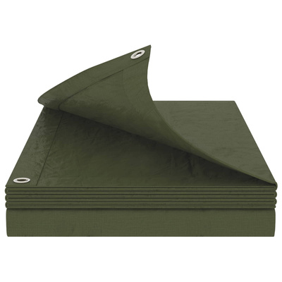 Plandeka z oczkami zielony 4 x 6 m 90 g PE