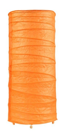 Lampka nocna Buton papierowa pomarańczowa z abażurem E14