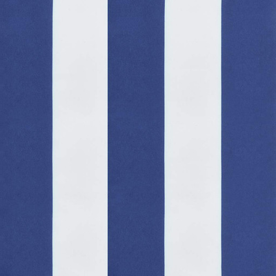 vidaXL Poduszki na ławki ogrodowe, 2 szt. w pasy, 200x50x7 cm