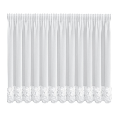 Firana Roses biała 400x160