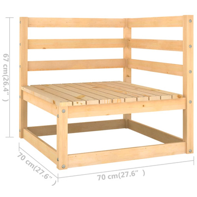 6-cz. zestaw wypoczynkowy do ogrodu, z poduszkami, lita sosna
