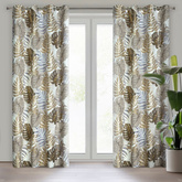 Zasłona Korfu brązowa 140x250