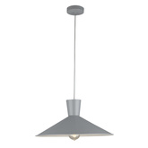 Lampa wisząca szara metal Elista Ledea 50101246
