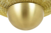 LAMPA WISZĄCA ILLUSION S45 ZŁOTA - LED, METAL ADANI AD131