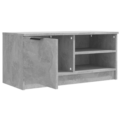 Szafka pod TV, szarość betonu, 80x35x36,5 cm