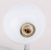 Lampa sufitowa spirala metal biała + drewno 3E14 Puerto Candellux 98-62697