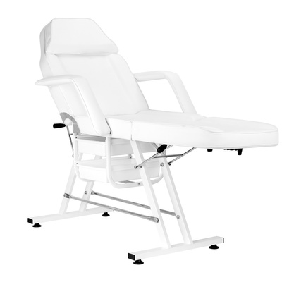 Fotel kosmetyczny Sillon z kuwetami biały 133199