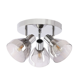 Lampa sufitowa Grazia oprawa ze szklanymi kloszami 3-punktowa do salonu