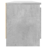 vidaXL Szafka pod TV, z oświetleniem LED, szara, 120 x 30 x 35,5 cm