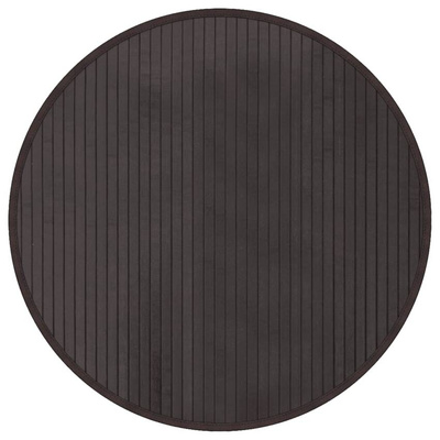 vidaXL Dywan okrągły, ciemnobrązowy, 60 cm, bambusowy