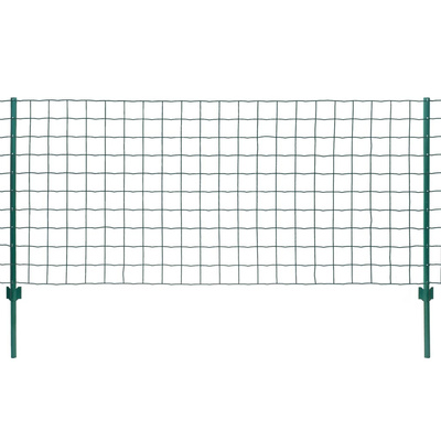 Euro ogrodzenie, stalowe, 20 x 0,8 m, zielone