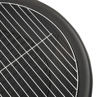 vidaXL Palenisko i grill 2-w-1, z pogrzebaczem, 56x56x49 cm, stal
