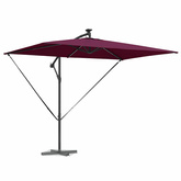 Parasol plażowy Bordeaux Czerwony 294 x 200 x 270 cm