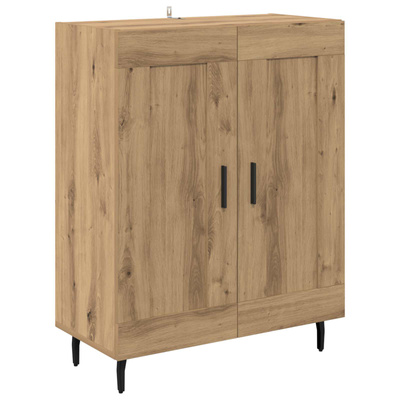 Highboard 2 szt. Dąb rzemieślniczy 69,5 x 32,5 x 180 cm