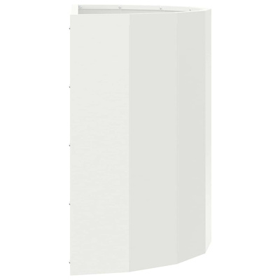 Donica Biały 60 x 30 x 50 cm Stal