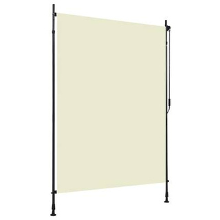 vidaXL Roleta zewnętrzna, 150x270 cm, kremowa
