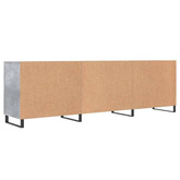 Szafka pod TV, szarość betonu, 150x30x50 cm vidaXL