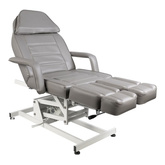 Fotel kosmetyczny elektr. Azzurro 673AS pedi 1 siln. szary 129100