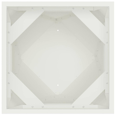Donica Biały 30 x 30 x 75 cm Stal