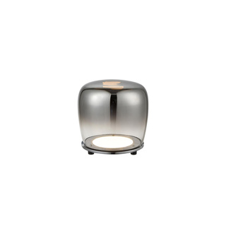 Lampa stojąca czarna szklana LED 17cm Berloz Ledea 50533050