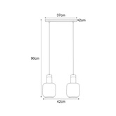 Lampa wisząca K-5266 z serii DOKA