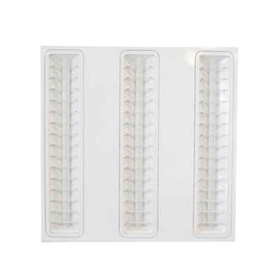 Oprawa rastrowa LED - IP44 - Zimna barwa - 30W