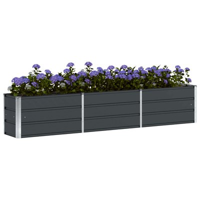 Donica Antracyt 240 x 40 x 45 cm Stal