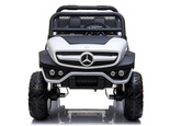 Auto na Akumulator Mercedes Unimog 4x4 Dla Dzieci Światła LED MP3 Biały