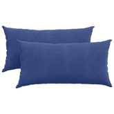 Poduszki na sofę 2 pcs Niebieski policyjny 80 x 40 cm