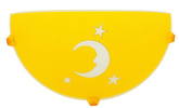 Plafon dziecięcy lampa ścienna księżyc żółty 11-30149