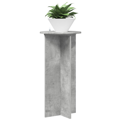 Stojak na rośliny 2 pcs Betonowy szary 40 x 40 x 80 cm