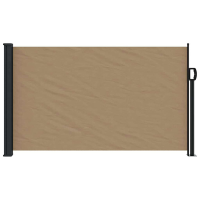 Zwijana markiza boczna, taupe, 120x600 cm