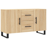 Komoda, dąb sonoma, 100x36x60 cm, materiał drewnopochodny model standard