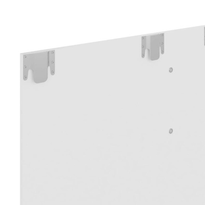 vidaXL Wisząca szafka pod TV, biała, 120x23,5x90 cm
