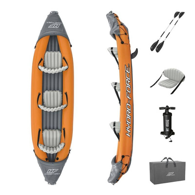 Bestway Nadmuchiwany kajak Hydro-Force Lite-Rapid x3 z akcesoriami