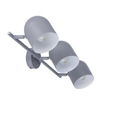 Lampa ścienna candellux azuro 93-63229 listwa e27 szary mat