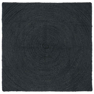 Dywany pokojowe ciemnoszary 120 x 120 cm Juta