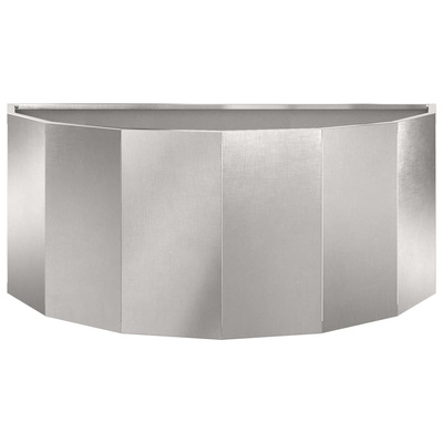 Donica Srebrny 90 x 45 x 35 cm Stal nierdzewna